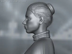 realistic girl model 3D Model