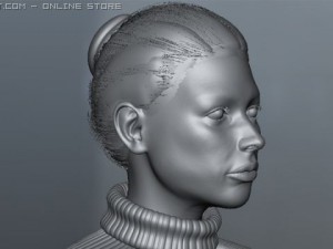 realistic girl model Modèle 3D