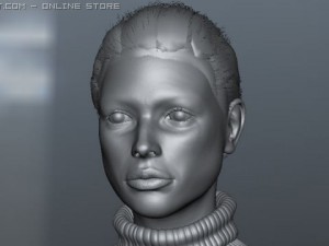realistic girl model Modèle 3D