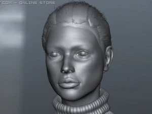 realistic girl model 3D Model