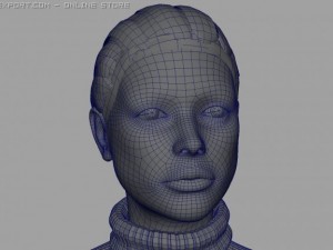 realistic girl model Modèle 3D