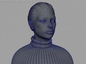realistic girl model Modèle 3D