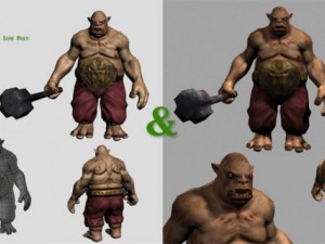 ogre game model 3D-Modell