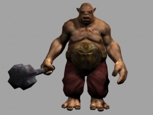 ogre game model 3D-Modell