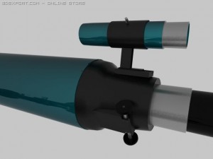 telescope with ik 3Dモデル