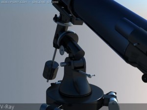 telescope with ik 3Dモデル