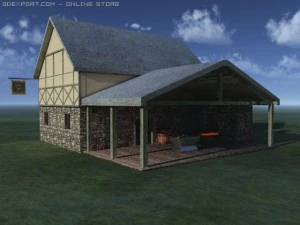 blacksmiths shop 3D Model