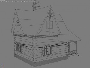 cottage Model 3D