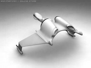 klingonian spacecraft 3D Модель