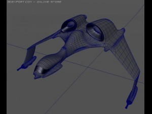 klingonian spacecraft 3D Модель