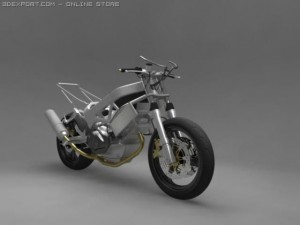 honda vtr1000f firstorm 3D-Modell