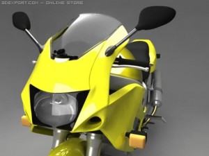 honda vtr1000f firstorm 3D-Modell