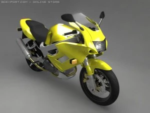 honda vtr1000f firstorm 3D Model