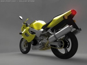 honda vtr1000f firstorm 3D-Modell