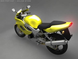 honda vtr1000f firstorm 3D-Modell
