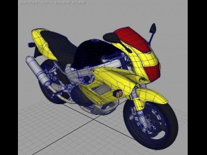 honda vtr1000f firstorm 3D-Modell