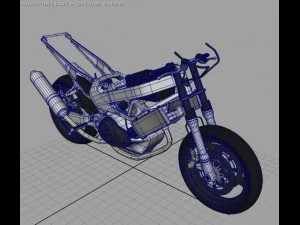 honda vtr1000f firstorm 3D Model