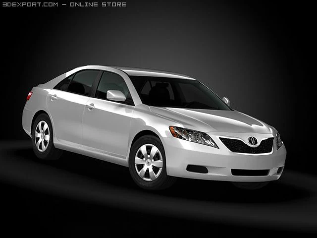 2009 toytota camry 3D Model .c4d .max .obj .3ds .fbx .stl .blend
