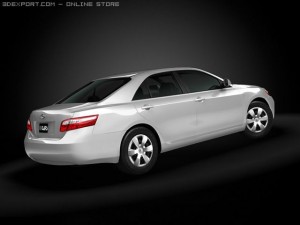 2009 toytota camry 3Dモデル