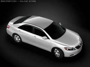 2009 toytota camry 3Dモデル