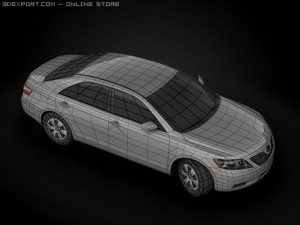 2009 toytota camry 3Dモデル
