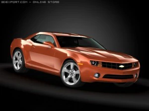 Chevrolet Camaro uit 2010 3D Model