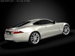 2008 jaguar xk coupe 3D Model