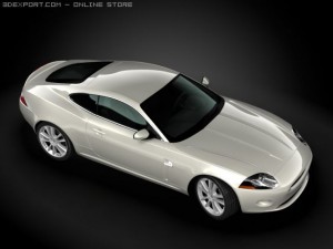2008 jaguar xk coupe 3D 模型