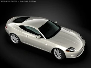 2008 jaguar xk coupe 3D Model