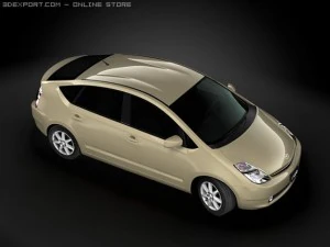 2009 toyota prius 3D Model