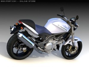 2006 cagiva raptor 1000 3D Модель