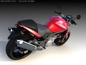 2006 cagiva raptor 1000 3D Модель