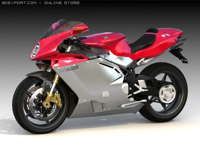 mv agusta f4 3D Model .c4d .max .obj .3ds .fbx .stl .blend 