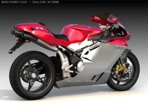 mv agusta f4 3D Модель