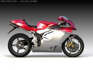 mv agusta f4 3D Модель