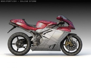 mv agusta f4 3D Модель