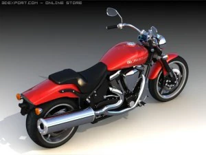 yamaha road star warrior 3D Model