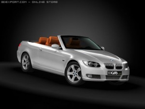 2008 bmw 3 series cabriolet Model 3D