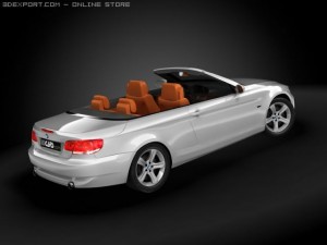 2008 bmw 3 series cabriolet Model 3D