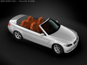 2008 bmw 3 series cabriolet Model 3D
