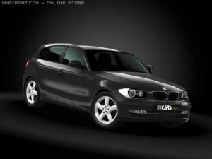 БМВ 1 серия 2008г. 3D Модель