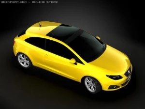 2009 seat ibiza sport 3D Model