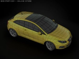 2009 seat ibiza sport 3D Model