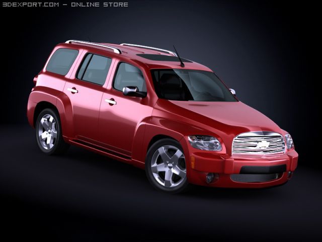 2009 chevrolet hhr ss Modello 3D .c4d .max .obj .3ds .fbx .stl .blend 