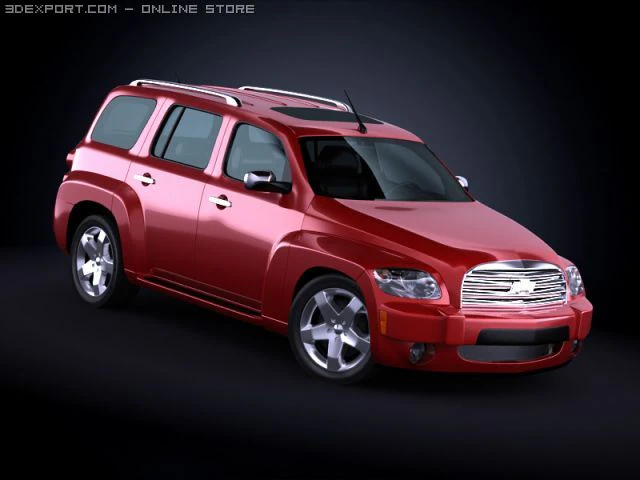 2009 chevrolet hhr ss 3D Model .c4d .max .obj .3ds .fbx .stl .blend 