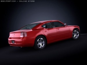 2009 dodge charger Model 3D