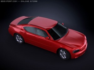 2009 dodge charger Model 3D