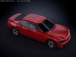 2009 dodge charger Model 3D