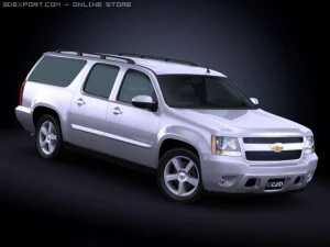Chevrolet voorstad uit 2009 3D Model