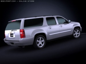 2009 chevrolet suburban Modèle 3D